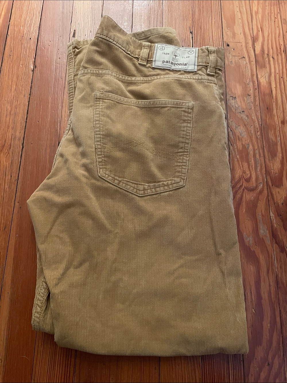 Patagonia Men’s Corduroy Pants in Light Brown